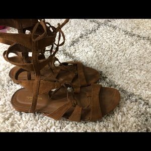 Arizona Jean Co. Brown Gladiator Sandals